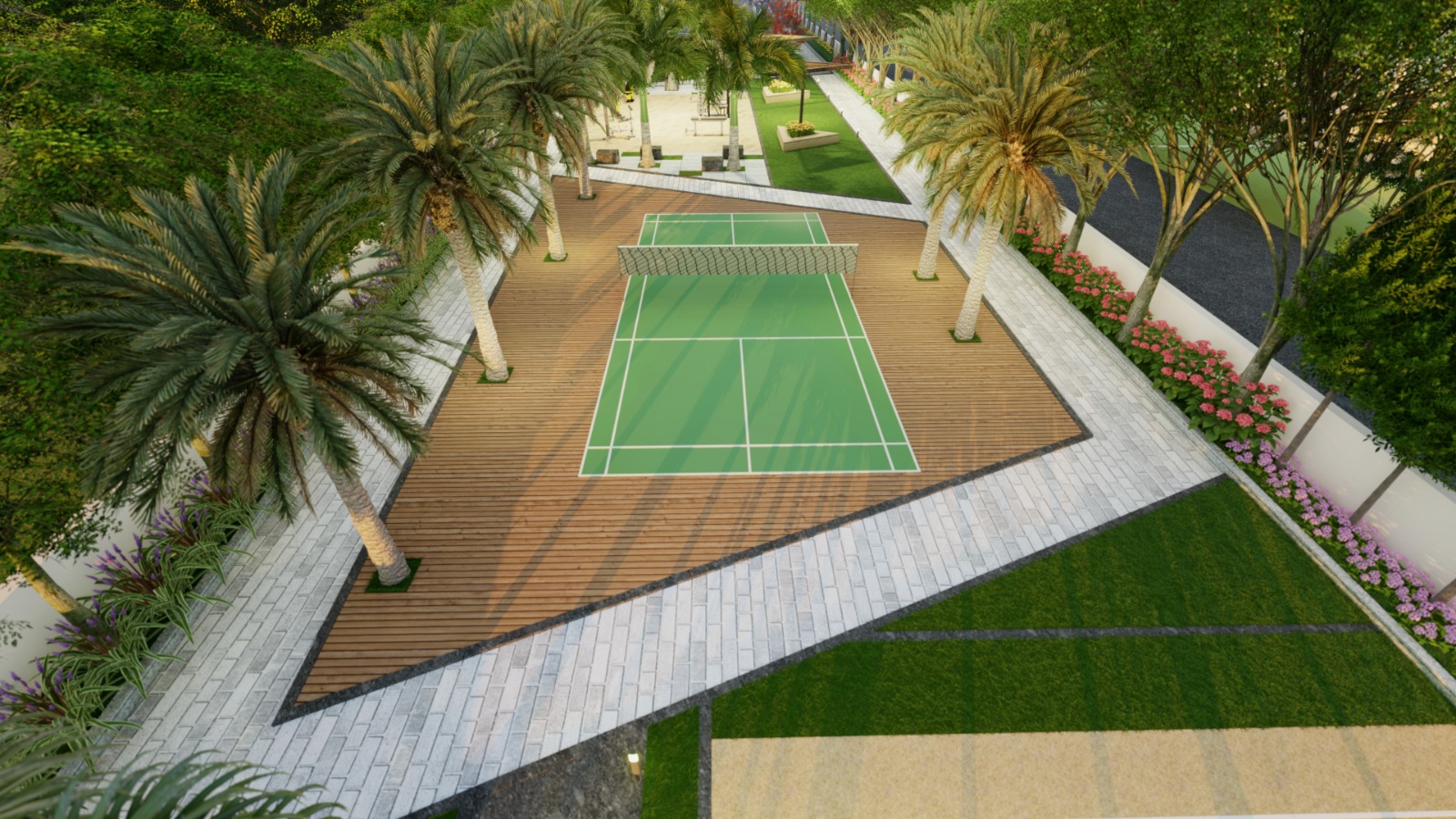 Sports amenities at Arsun Pearl Park